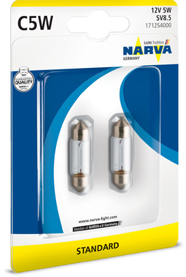 Gloeilamp, motorruimteverlichting Narva 171254000