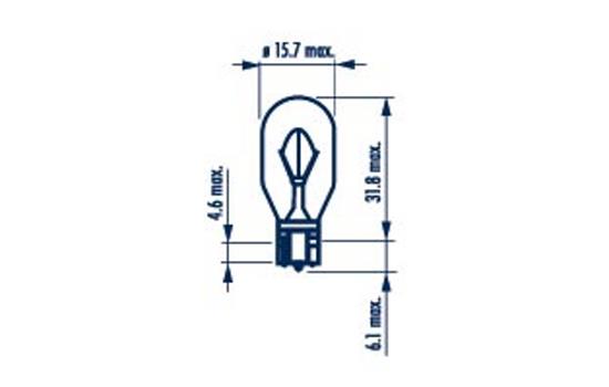 Narva Gloeilamp, achteruitrijlicht 176313000