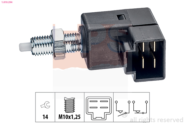 Koppelingbedieningsschakelaar (motor) EPS 1.810.294