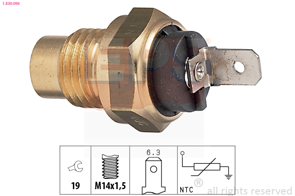 Olietemperatuursensor EPS 1.830.096