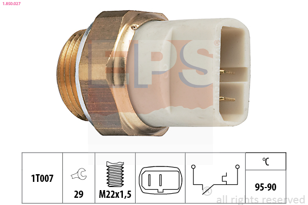 Temperatuurschakelaar EPS 1.850.027