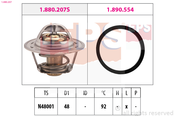 Thermostaat EPS 1.880.207