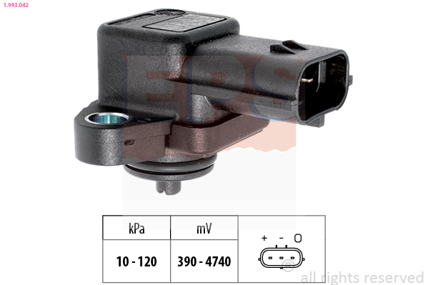 MAP sensor EPS 1.993.042