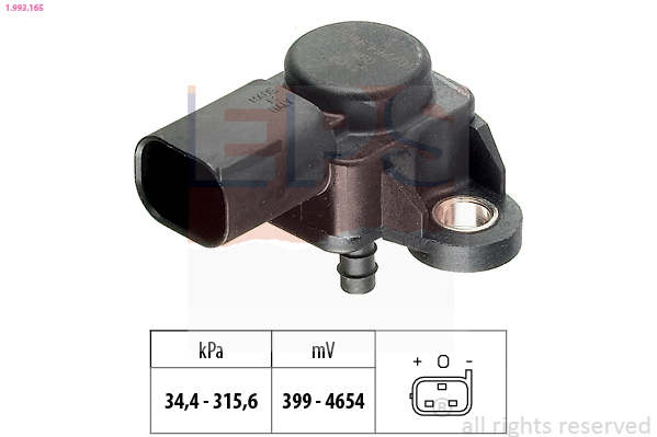 Uitlaatgasdruk sensor EPS 1.993.165