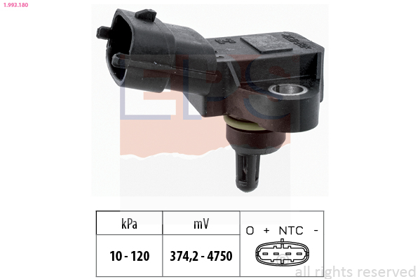 MAP sensor EPS 1.993.180