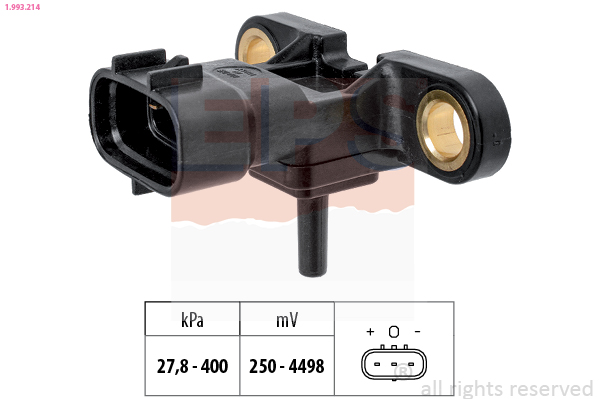 Uitlaatgasdruk sensor EPS 1.993.214