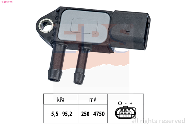 Uitlaatgasdruk sensor EPS 1.993.263