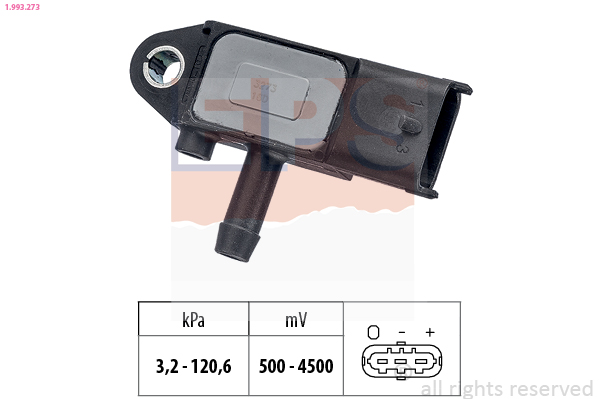 Uitlaatgasdruk sensor EPS 1.993.273