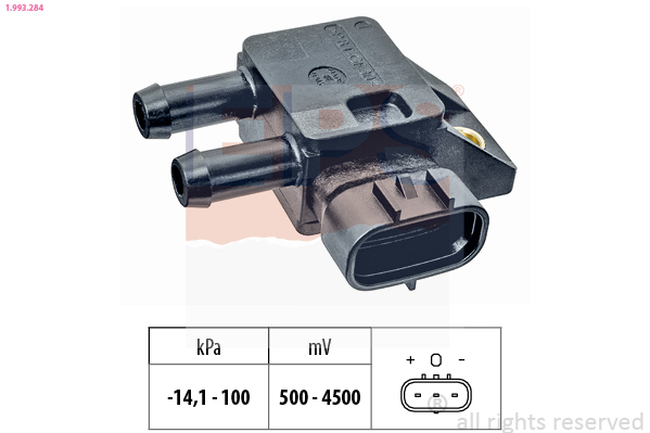 Uitlaatgasdruk sensor EPS 1.993.284