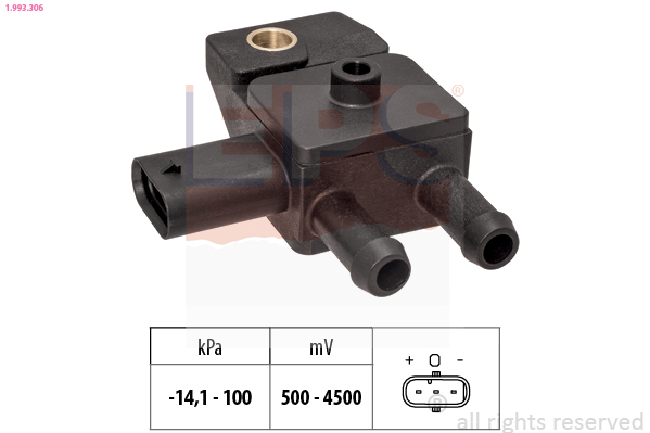 Uitlaatgasdruk sensor EPS 1.993.306