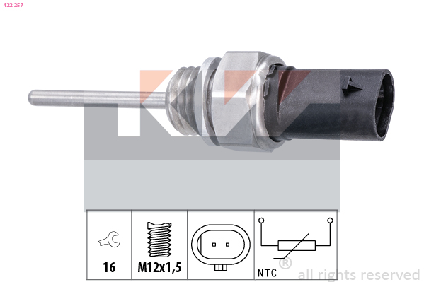 Sensor uitlaatgastemperatuur KW 422 257