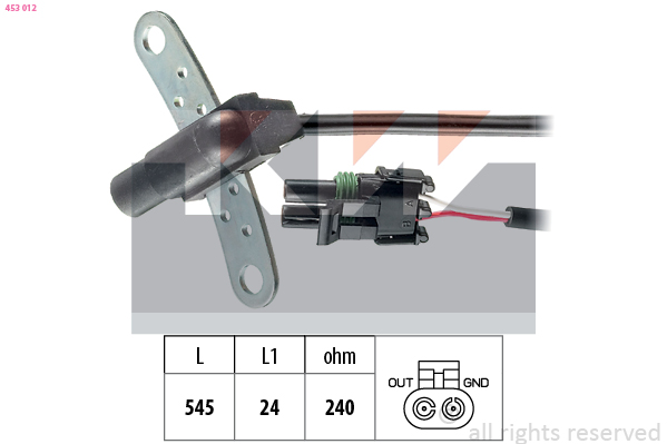 Krukas positiesensor KW 453 012