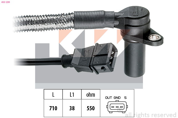 Krukas positiesensor KW 453 230