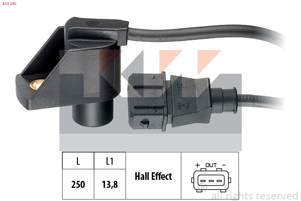 Nokkenas positiesensor KW 453 245