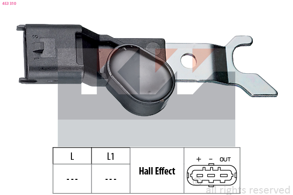 Nokkenas positiesensor KW 453 310