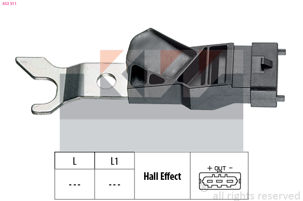 Nokkenas positiesensor KW 453 311
