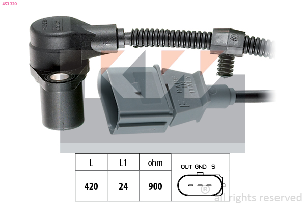 Krukas positiesensor KW 453 320