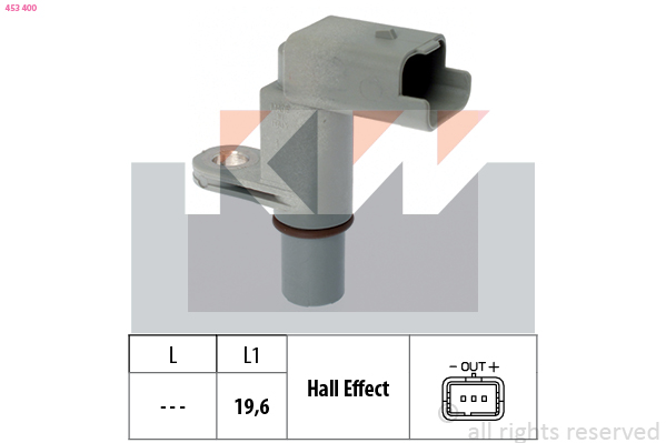 Nokkenas positiesensor KW 453 400