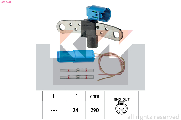 Krukas positiesensor KW 453 543K