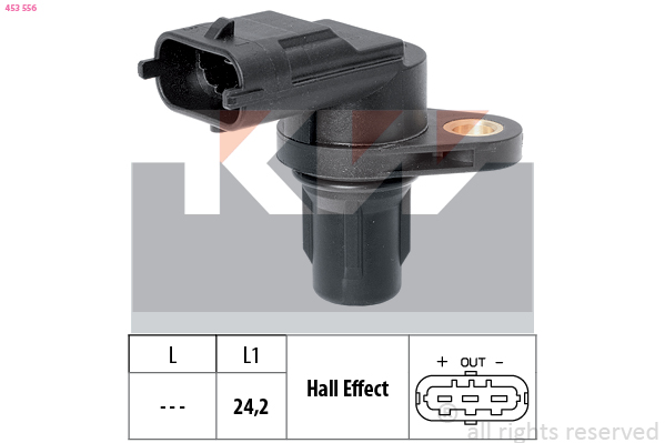 Nokkenas positiesensor KW 453 556
