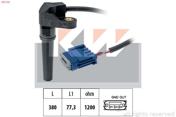 Toerentalsensor KW 453 618