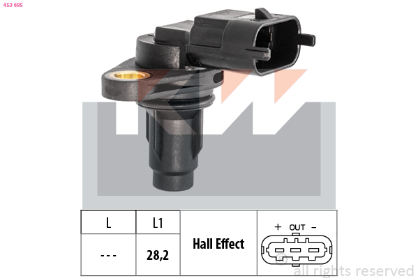 Nokkenas positiesensor KW 453 695