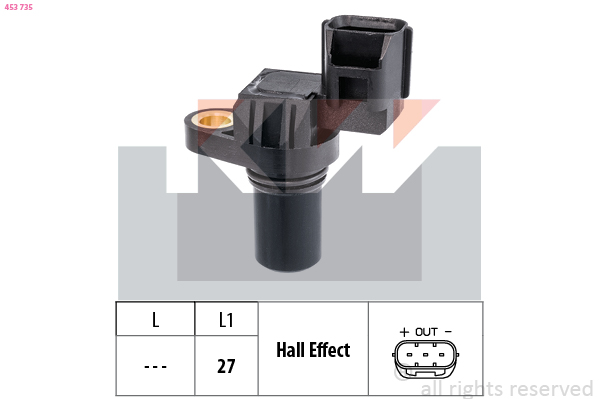 Toerentalsensor KW 453 735