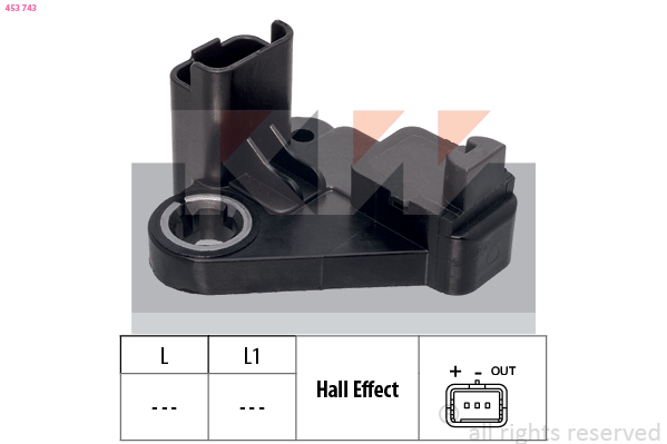 Krukas positiesensor KW 453 743