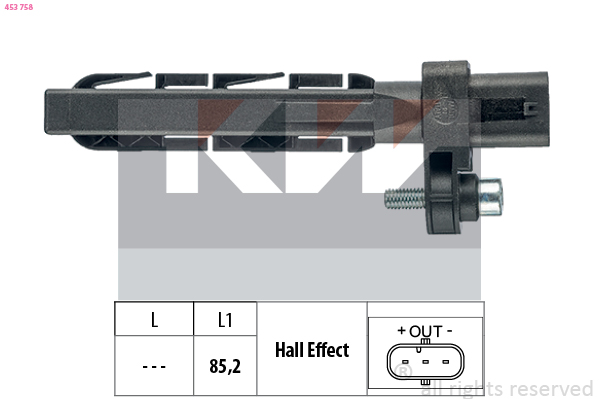 Krukas positiesensor KW 453 758