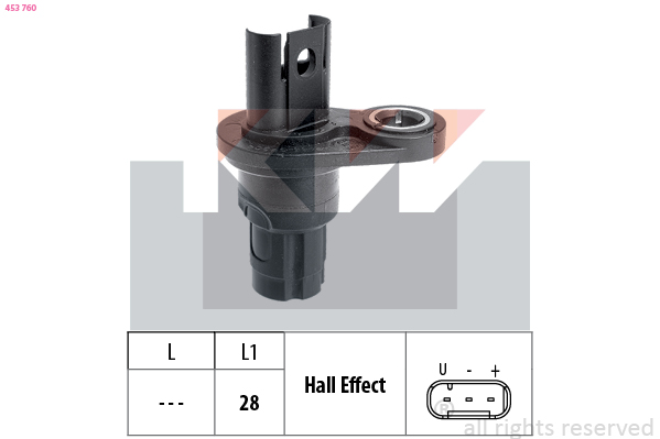 Krukas positiesensor KW 453 760