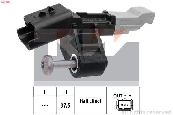 Krukas positiesensor KW 453 806