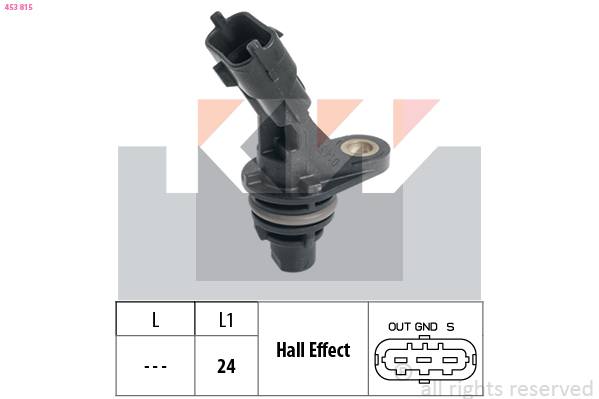 Nokkenas positiesensor KW 453 815