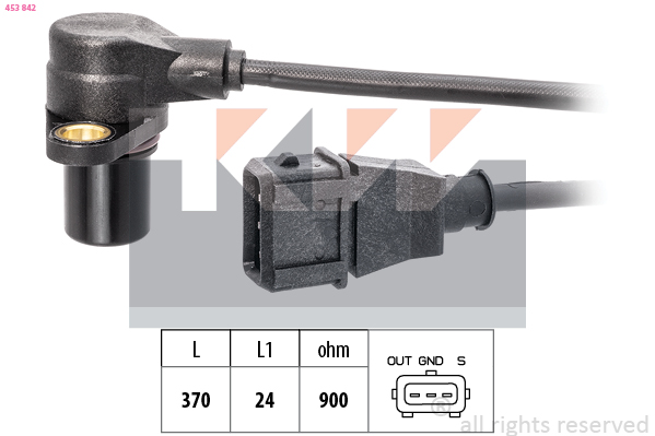 Krukas positiesensor KW 453 842