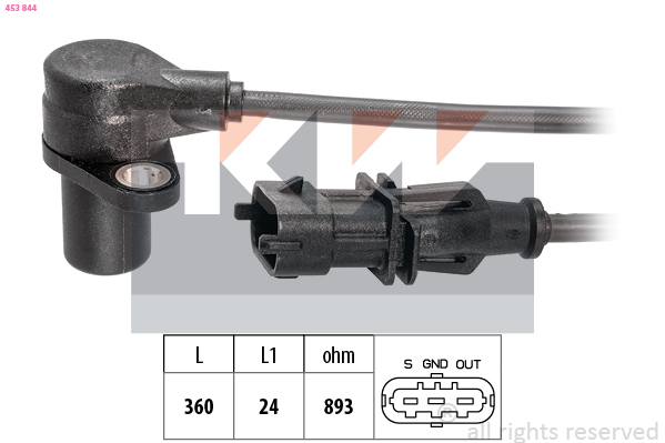 Krukas positiesensor KW 453 844