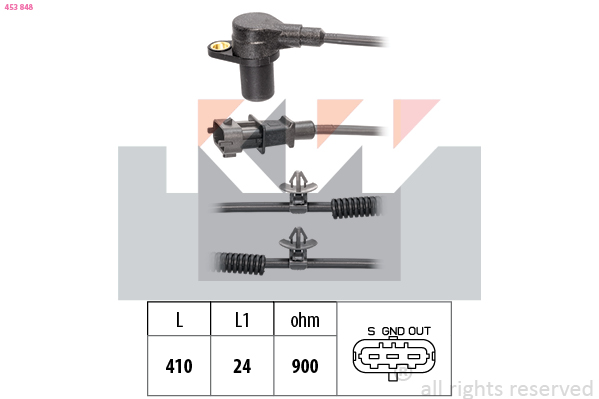 Krukas positiesensor KW 453 848