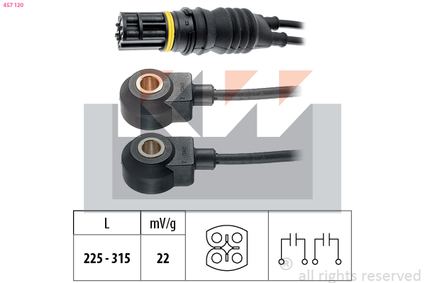 Klopsensor KW 457 120