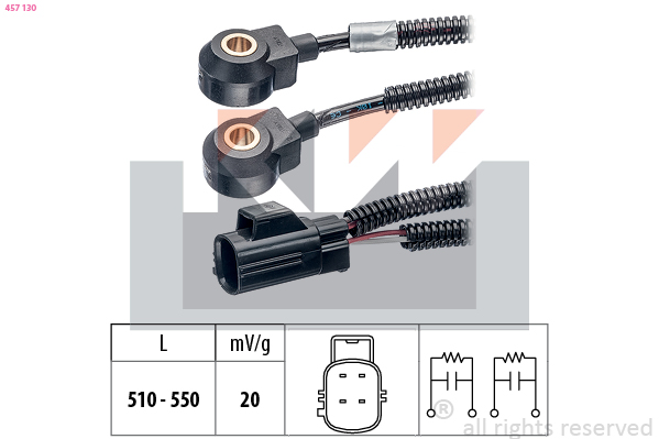 Klopsensor KW 457 130