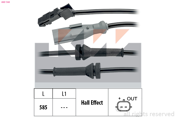 ABS sensor KW 460 144