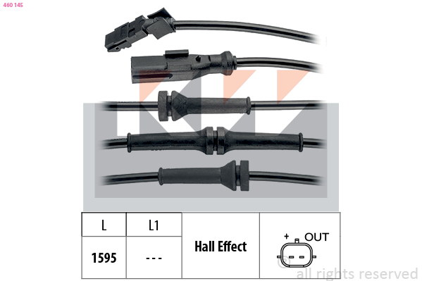 ABS sensor KW 460 145