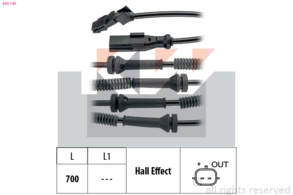 ABS sensor KW 460 146