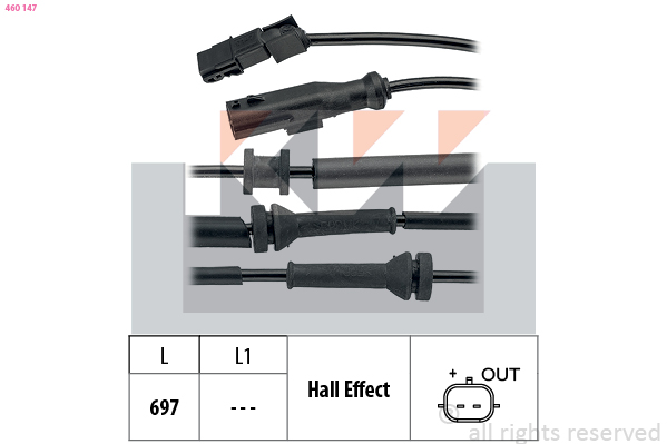 ABS sensor KW 460 147