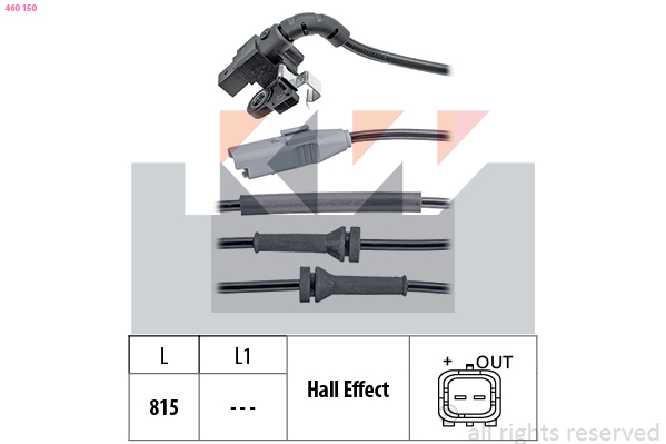 ABS sensor KW 460 150