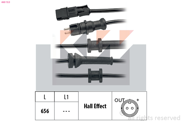 ABS sensor KW 460 153