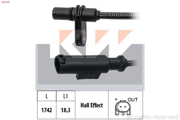 ABS sensor KW 460 241