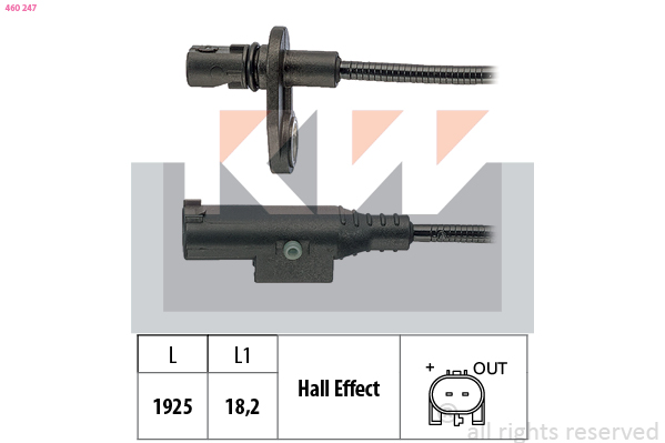 ABS sensor KW 460 247