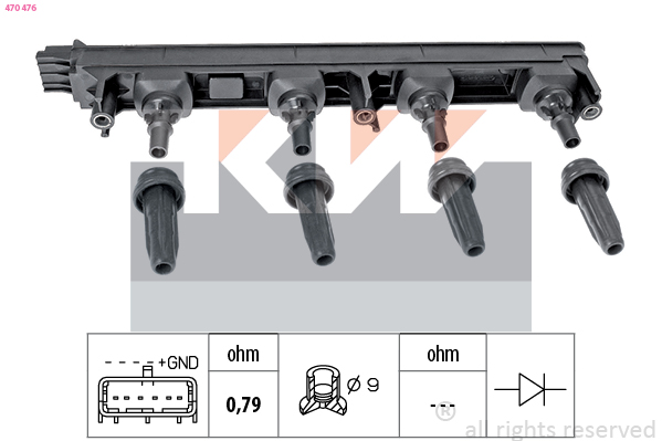 Bobine KW 470 476