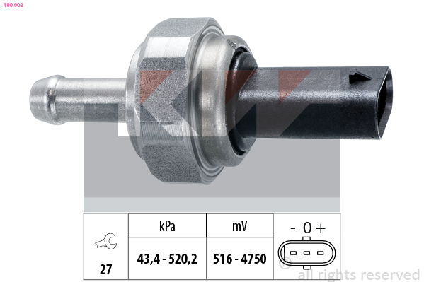 Uitlaatgasdruk sensor KW 480 002