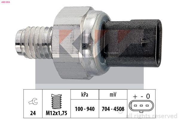 Oliedruksensor KW 480 004