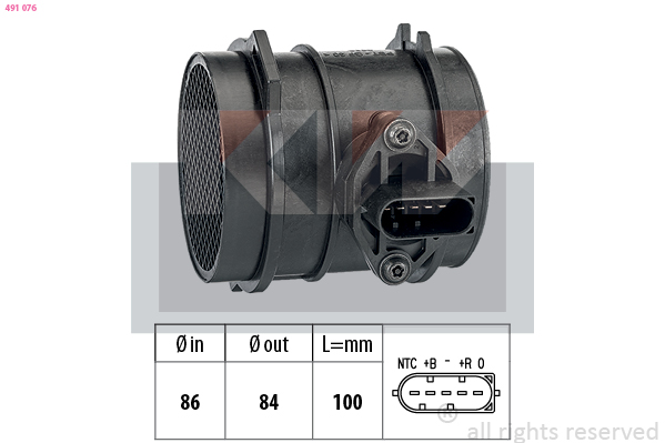 Luchtmassameter KW 491 076