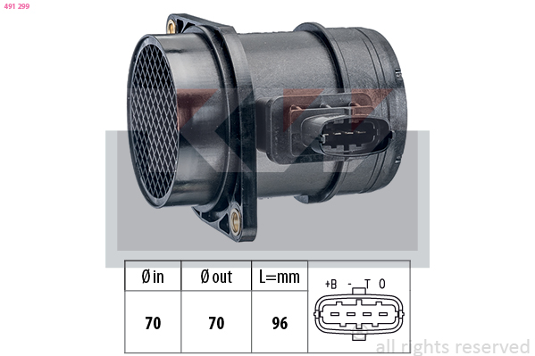 Luchtmassameter KW 491 299